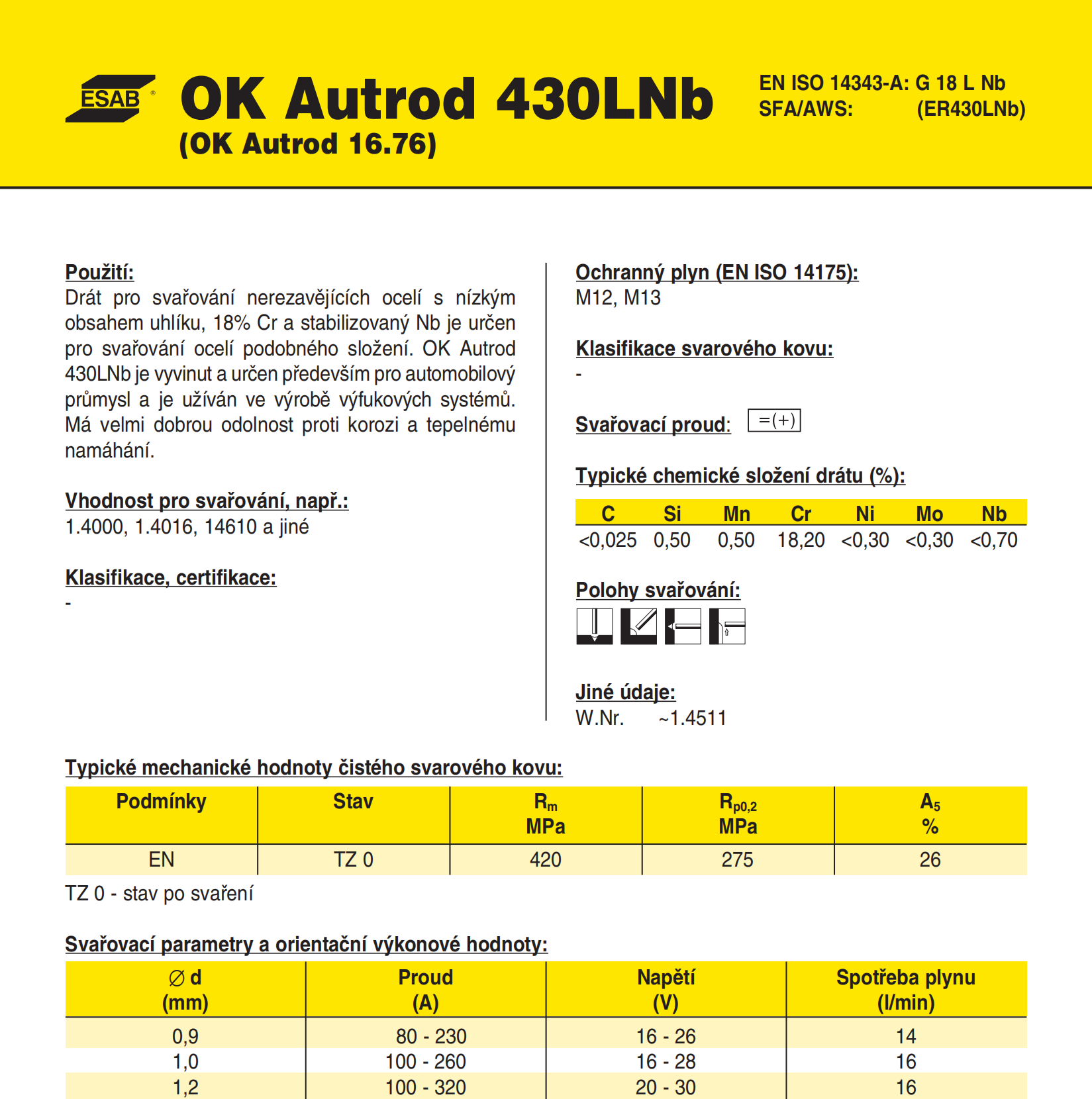 OK Autrod 430LNb